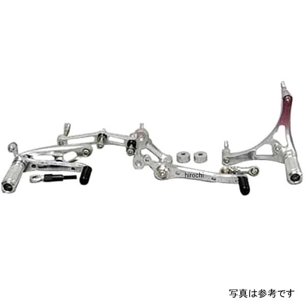 002-HD001SV ベビーフェイス BabyFace バックステップキット タイプ1 91年-03年 スポーツスター シルバー