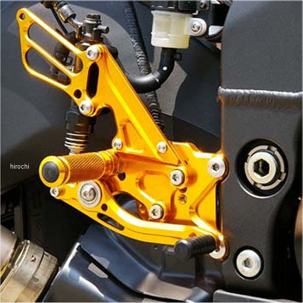 002-K014GD ベビーフェイス BabyFace バックステップキット 08年-10年 ZX-10R ゴールド