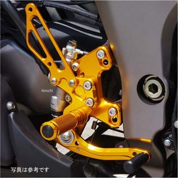 002-K021GDR ベビーフェイス BabyFace バックステップキット レースシフト 11年-20年 Ninja1000 ゴールド