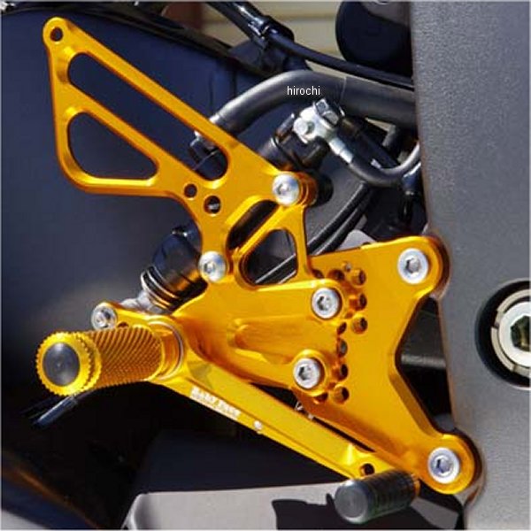 002-K024GD ベビーフェイス BabyFace バックステップキット 13年-15年 ZX-6R ゴールド