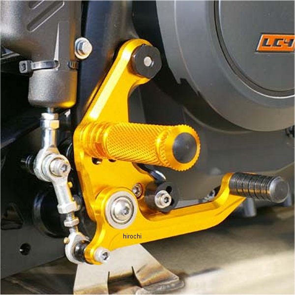 002-KT004GD ベビーフェイス BabyFace バックステップキット 08年-11年 KTM 690デューク ゴールド
