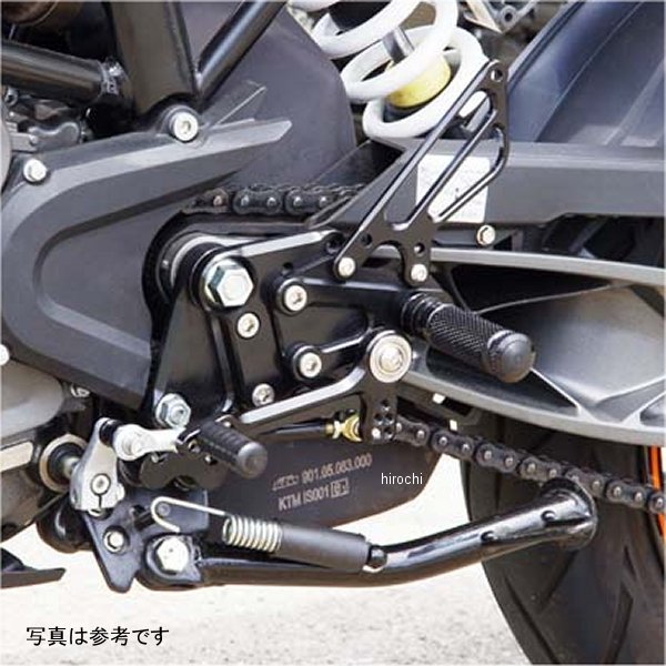 002-KT005SVR ベビーフェイス BabyFace バックステップキット レースシフト 11年-13年 KTM 125デューク、200デューク シルバー