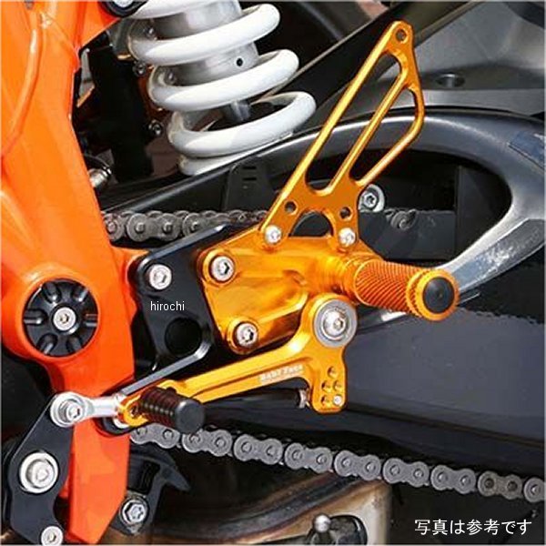 002-KT008SV ベビーフェイス BabyFace バックステップキット 14年-19年 KTM 1290スーパーデュークR シルバー