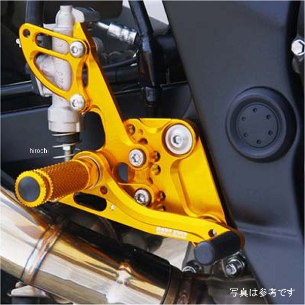 002-S014SV ベビーフェイス BabyFace バックステップキット 07年-11年 バンディット1250、GSX1250 シルバー