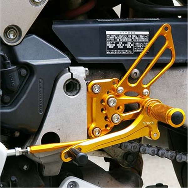 002-H011GDB ベビーフェイス BabyFace バックステップキット 14年-21年 VFR800F ゴールド