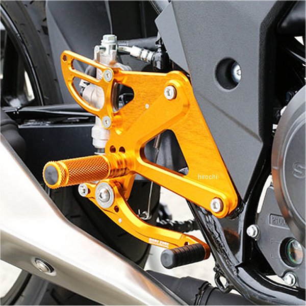 002-S021GD ベビーフェイス BabyFace バックステップキット 17年以降 GSX250R ゴールド