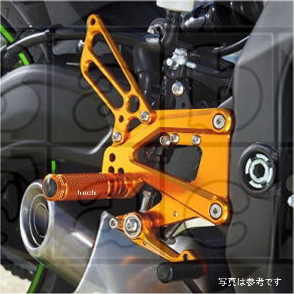 002-K043BKR ベビーフェイス BabyFace バックステップキット 20年 ZX-25R 黒