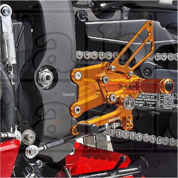 002-H043GD ベビーフェイス BabyFace バックステップキット 20年-21年 CBR600RR ゴールド