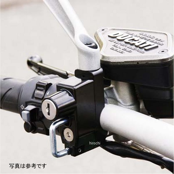 009-LC132SV ベビーフェイス BabyFace ヘルメットロック ミラーホルダータイプM10 汎用 シルバー