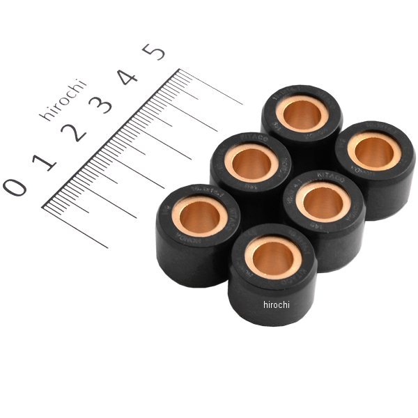 462-1206140 キタコ スーパーローラーセット 6個 14.0g ズーマーX/ディオ110/リード110/ベンリィ/プロ