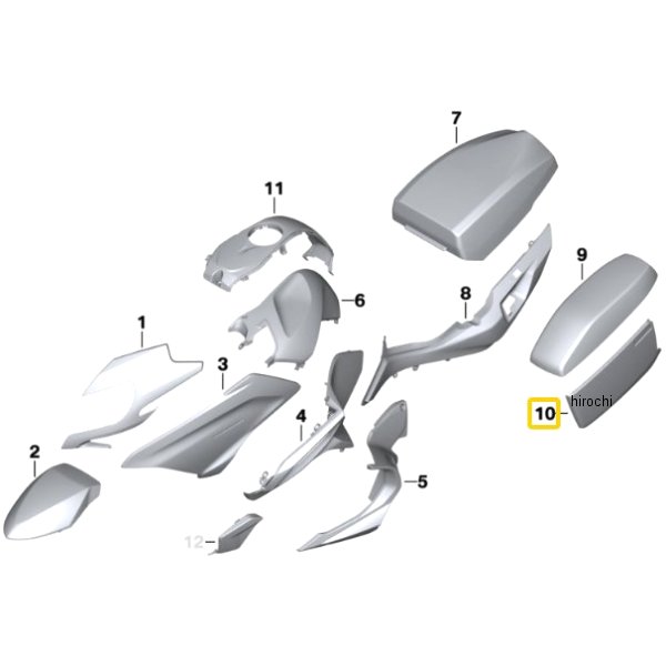 46547697893  BMW純正 カバー LH