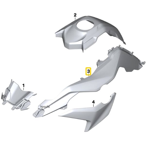 46628394076  BMW純正 サイド パネル RH