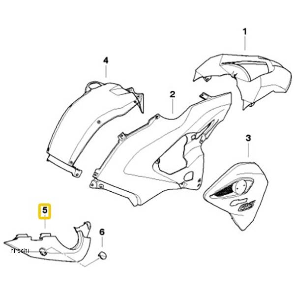 46628535650 BMW純正 R サイド トリム カバー RH