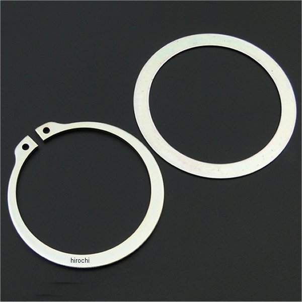 4748 ビーアールシー BRC リアホイール用エキスターナルサークリップ、ワッシャー (コムスター専用) 77年-79年 ホーク ユニクロメッキ製