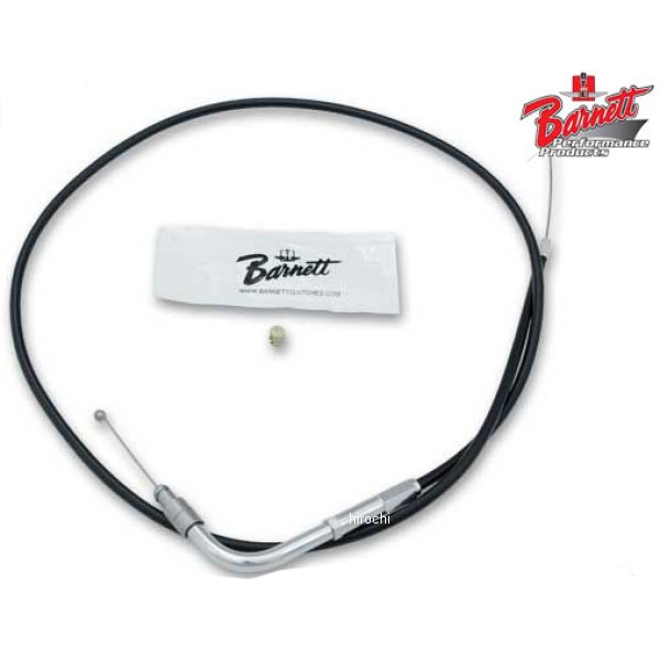480008 ガッツクローム 35インチ（89cm）スロットルケーブル96年以降 ダイナ/ソフテイル ブラック90°