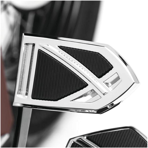 5754 クリアキン Kuryakyn ファントム ブレーキペダルパッド 18年以降 ハーレー ソフテイル クローム