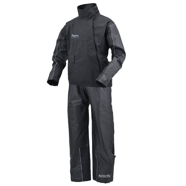 48214 デイトナ DR001 ハイパフォーマンスレインウエア 上下セット 黒 Lサイズ