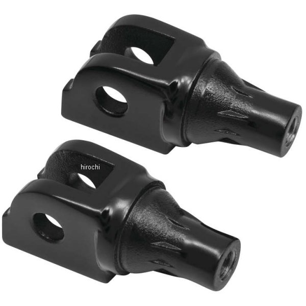 8948 クリアキン Kuryakyn ペグアダプター テーパー ドライバー側 18年-21年 FLSB、FXBB 黒 2個入り