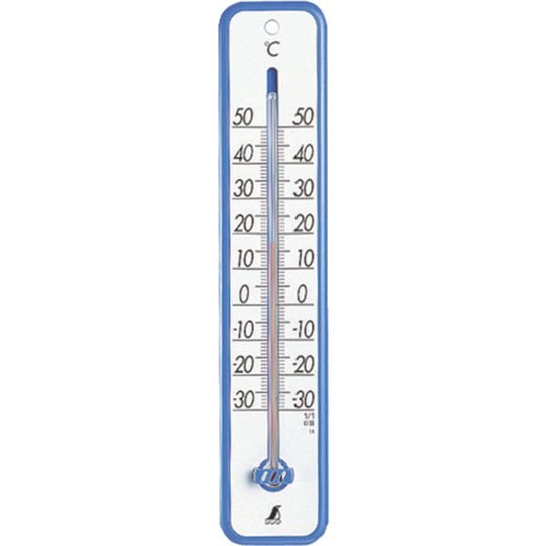 48361 816-3883 シンワ測定(株) シンワ 寒暖計 プラスチック製 30cmブルー