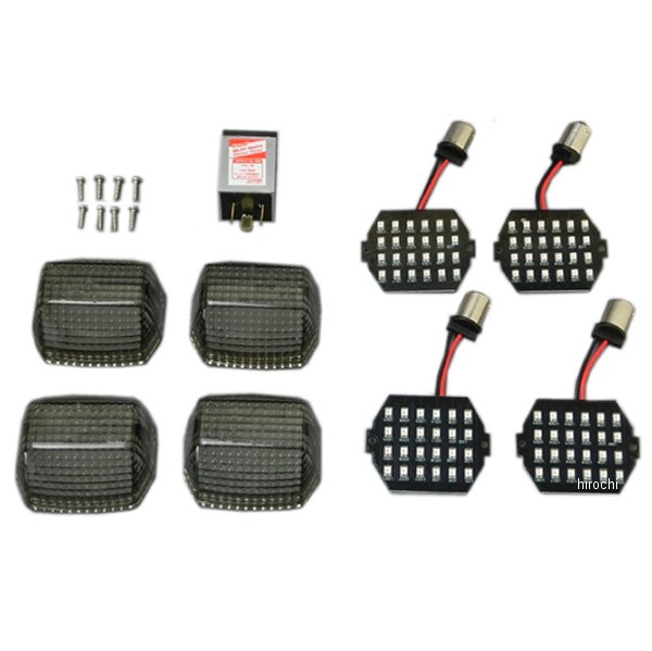 483985 ポッシュ POSH LEDウインカーカスタマイジングキット シーケンシャル切換タイプ GPZ900R ポジション無(S球仕様車) スモーク