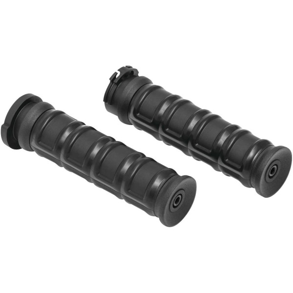 6673 クリアキン Kuryakyn デリンジャー グリップ ケーブルスロットル 黒