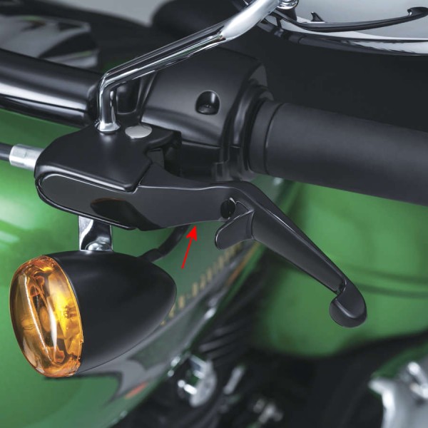 1836 クリアキン Kuryakyn トリガー レバー 左右ペア 15年-17年 ソフテイル 黒