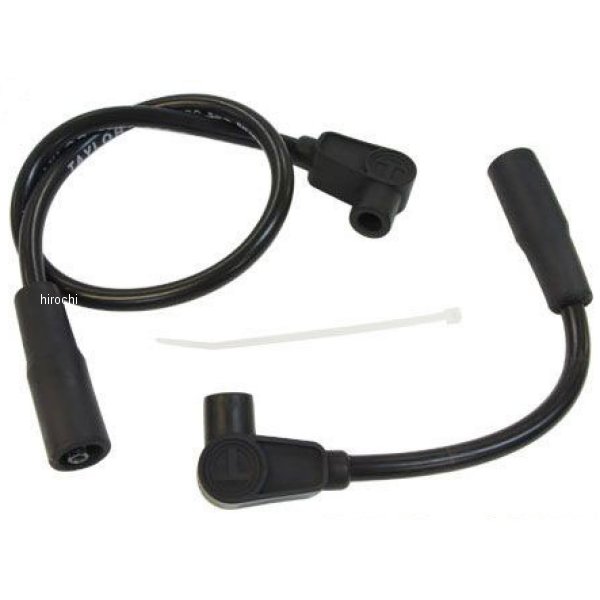 4900-0031 ガッツクローム TCソフテイル、ダイナ用 テイラープラグコード 90°黒