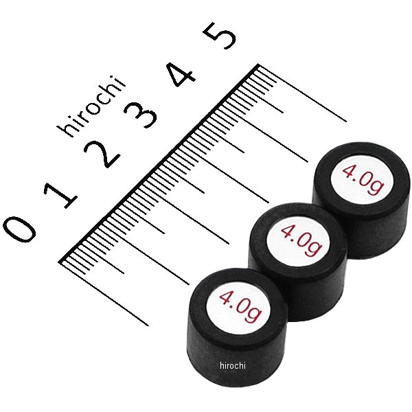 491302 ポッシュ POSH プーリーウエイトローラー アプリオ、スーパージョグZ、スーパージョグZR 4.0g 3個入り