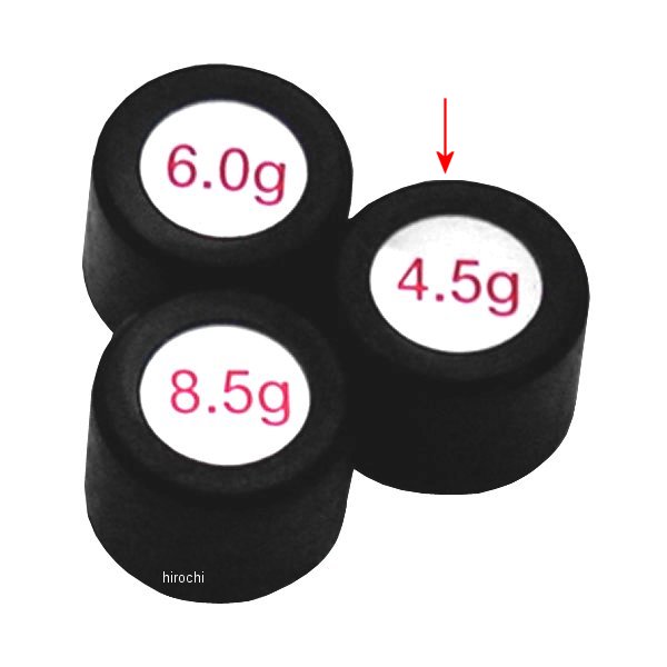 491303 ポッシュ POSH プーリーウエイトローラー アプリオ、スーパージョグZ、スーパージョグZR 4.5g 3個入り