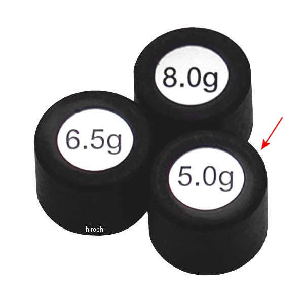 491304 ポッシュ POSH プーリーウエイトローラー アプリオ、スーパージョグZ、スーパージョグZR 5.0g 3個入り