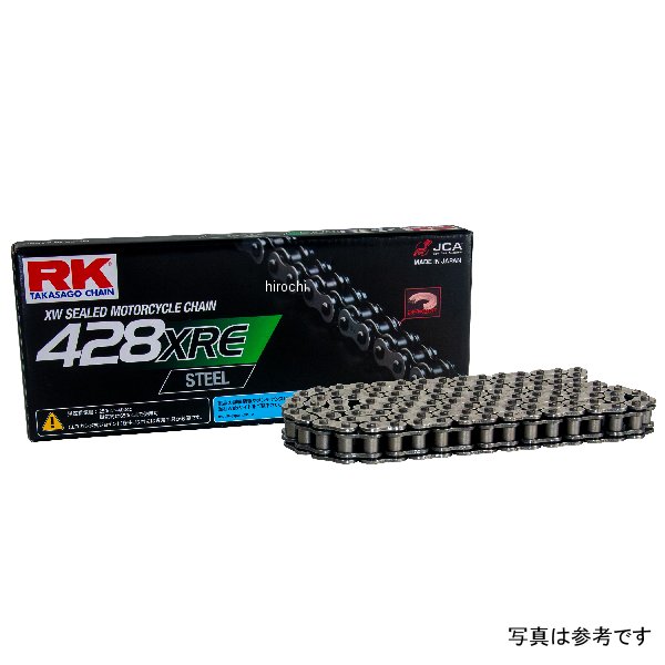 428XRE RKジャパン チェーン 130L STEEL