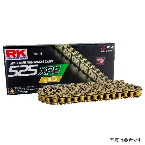 525XRE RKジャパン チェーン 100L ED GOLD