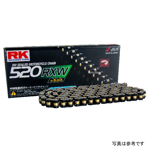520XRE RKジャパン チェーン 110L ED BLACK