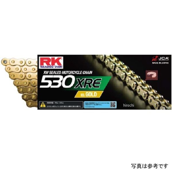 530XRE RKジャパン チェーン 100L ED GOLD