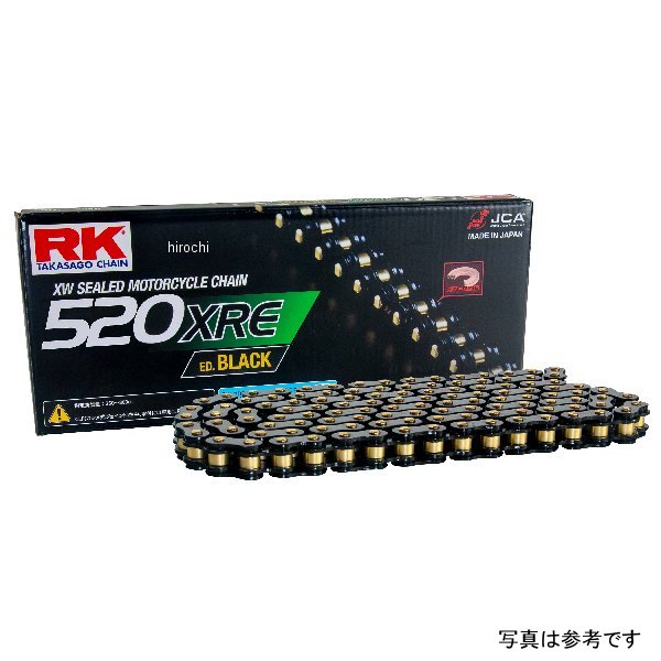 530XRE RKジャパン チェーン 120L ED BLACKGOLD