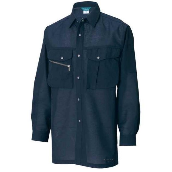 7105 TSデザイン 長袖シャツ ネイビー Sサイズ