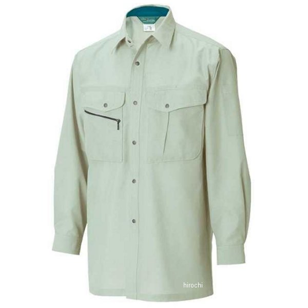 7105 TSデザイン 長袖シャツ アースグリーン Lサイズ