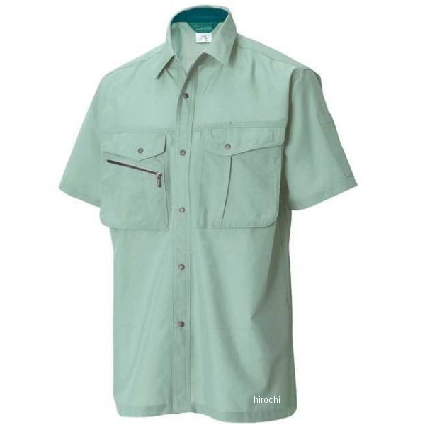 7155 TSデザイン 半袖シャツ モスグリーン 4Lサイズ