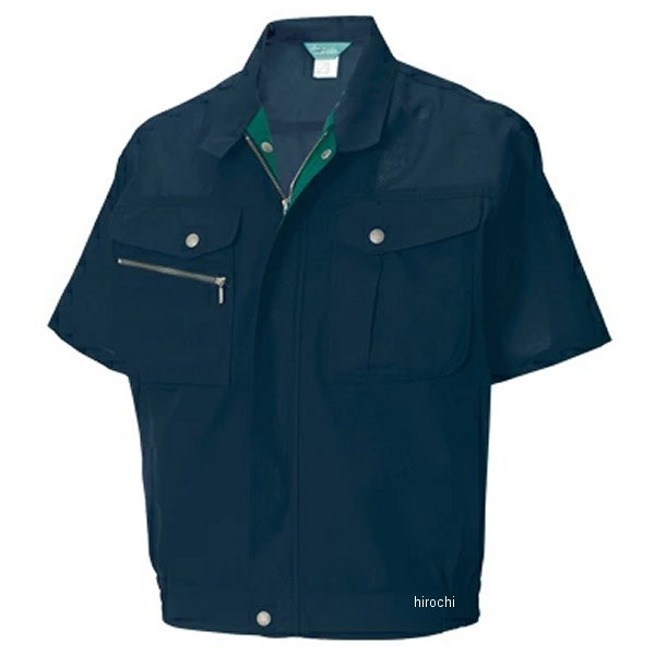 7156 TSデザイン 半袖ブルゾン ネイビー Lサイズ