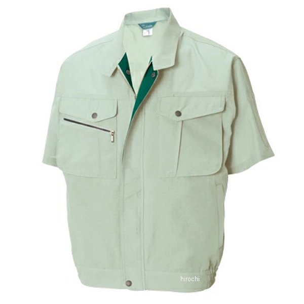 7156 TSデザイン 半袖ブルゾン アースグリーン 5Lサイズ
