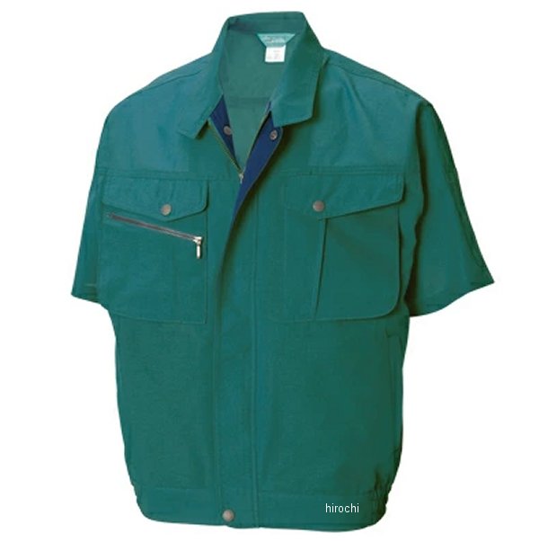 7156 TSデザイン 半袖ブルゾン 緑 Sサイズ