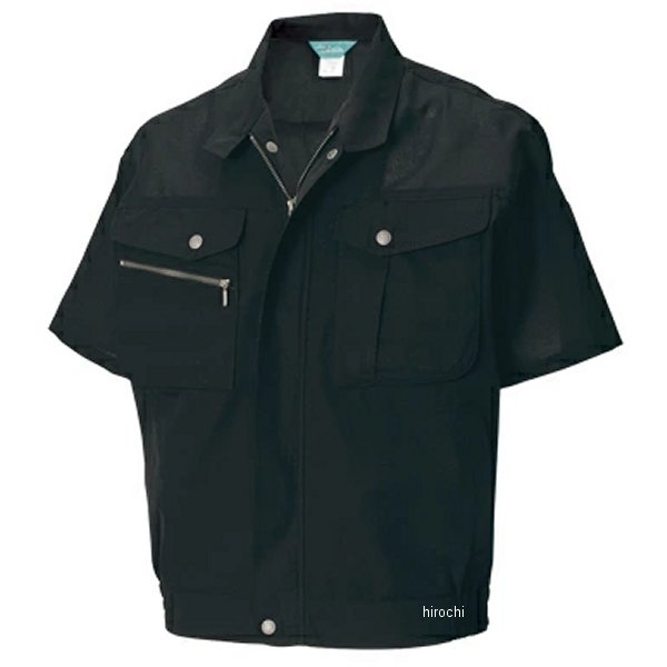 7156 TSデザイン 半袖ブルゾン 黒 Sサイズ