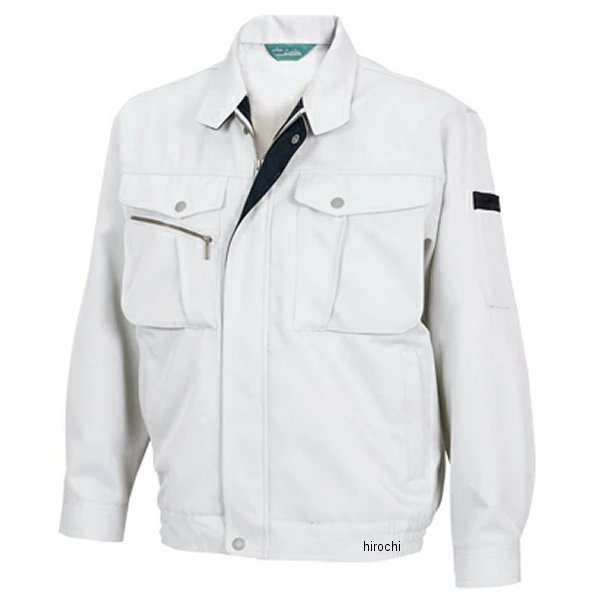 7116 TSデザイン 長袖ブルゾン シルバーグレー 3Lサイズ