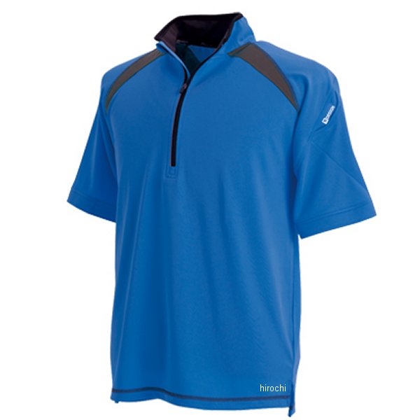 3015 TSデザイン ショートスリーブハーフジップ ロイヤルブルー 5Lサイズ