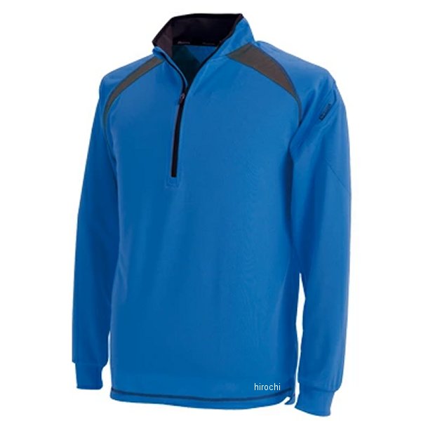 3025 TSデザイン ロングスリーブハーフジップ ロイヤルブルー Lサイズ