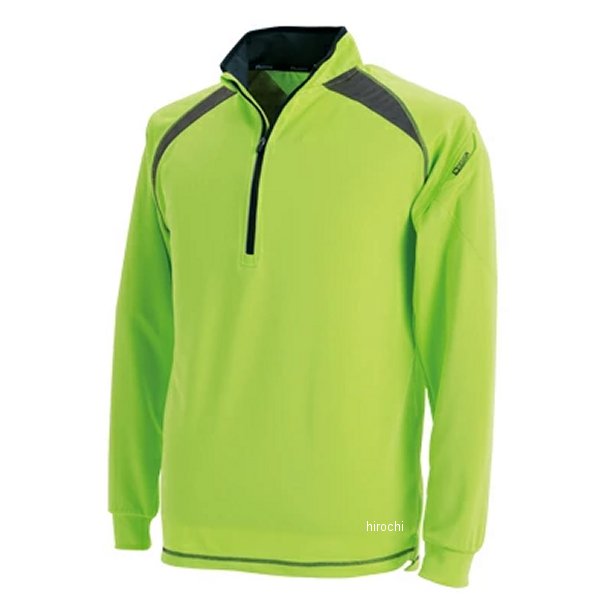 3025 TSデザイン ロングスリーブハーフジップ ライトグリーン Lサイズ