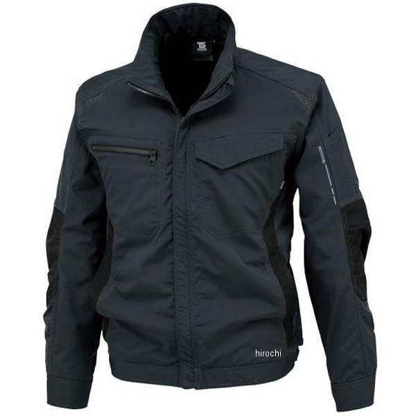 84636 TSデザイン ストレッチタフワークジャケット 黒/チャコールグレー Sサイズ