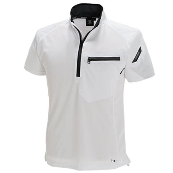 846355 TSデザイン ワークニットショートシャツ 白 SSサイズ