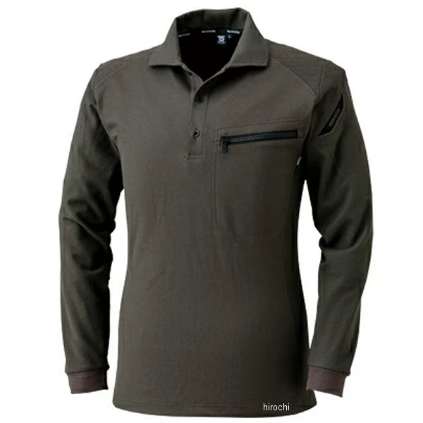 5105 TSデザイン ワークニットロングポロシャツ カーキグリーン 4Lサイズ
