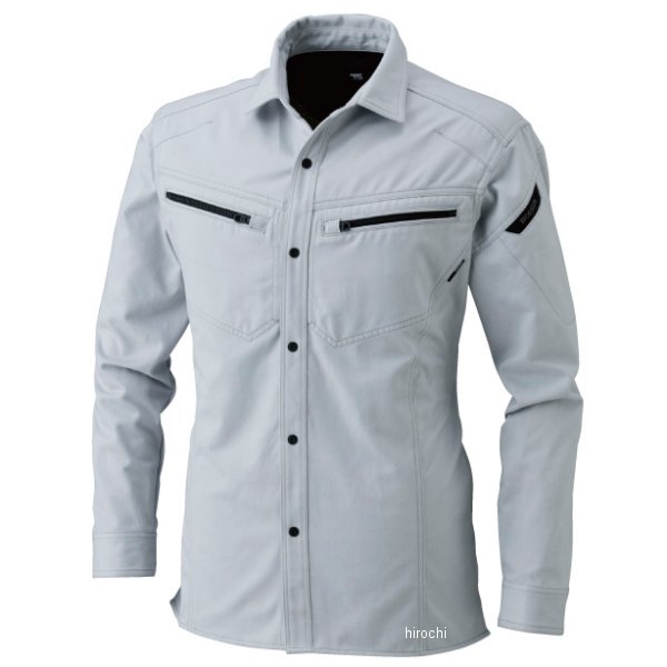 5115 TSデザイン 長袖シャツ シルバーグレー Mサイズ